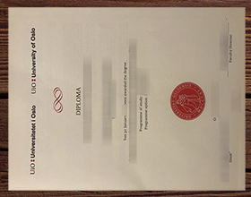 University of Oslo diploma