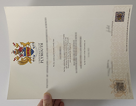 University of Plymouth diploma