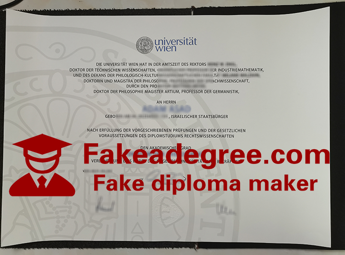 University of Vienna diploma