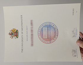 University of Westminster diploma