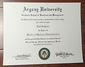 Argosy University diploma
