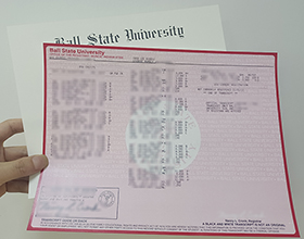 Ball State University transcript