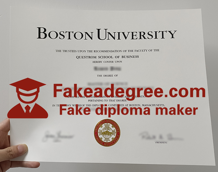 Boston University diploma Boston University diploma