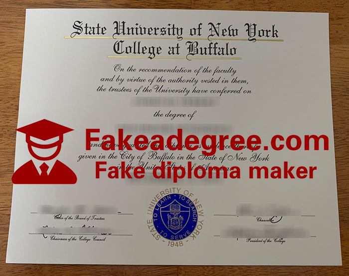 Buffalo State University diploma Buffalo State University diploma