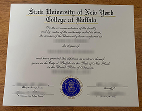 Buffalo State University diploma