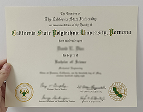 California State Polytechnic University, Pomona diploma