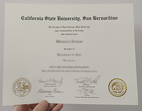 California State University, San Bernardino diploma