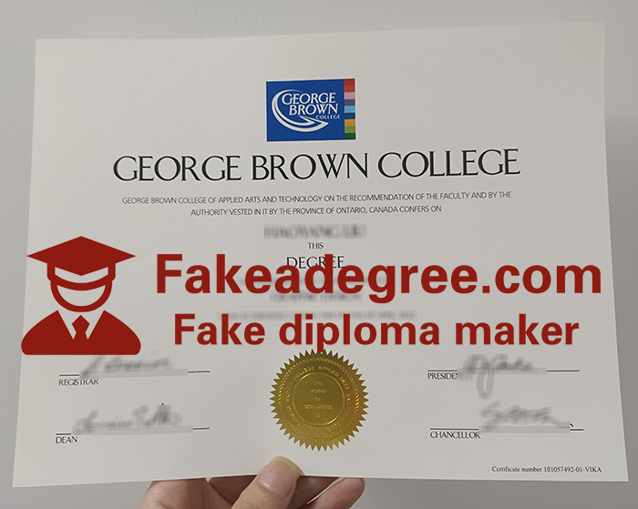 George Brown College degree
