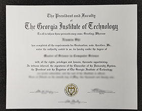 Georgia Institute of Technology diploma