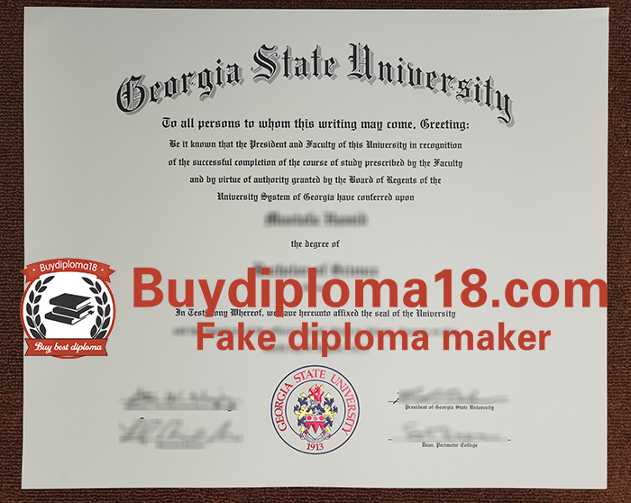 Georgia State University degree Georgia State University degree