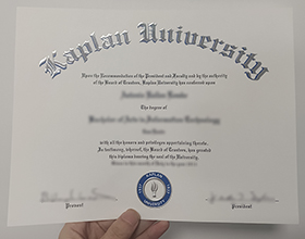 Kaplan University diploma