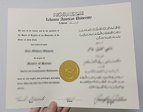 Lebanese American University diploma