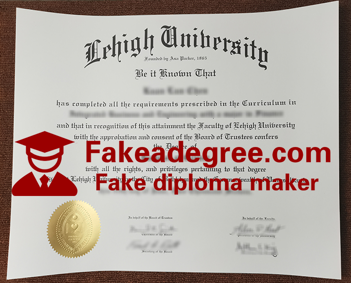Lehigh University diploma Lehigh University diploma