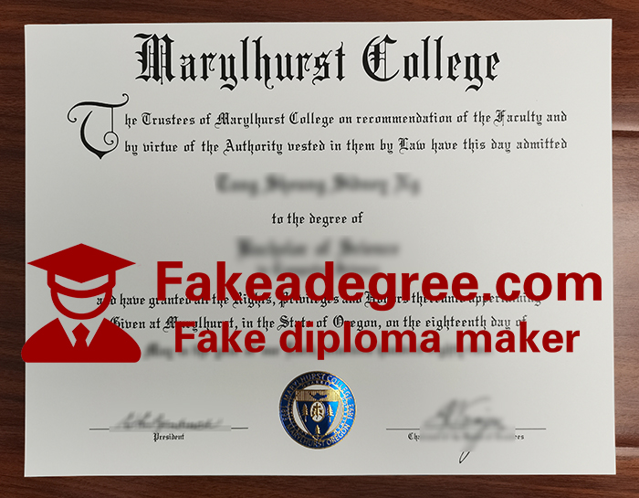 Marylhurst University diploma Marylhurst University diploma