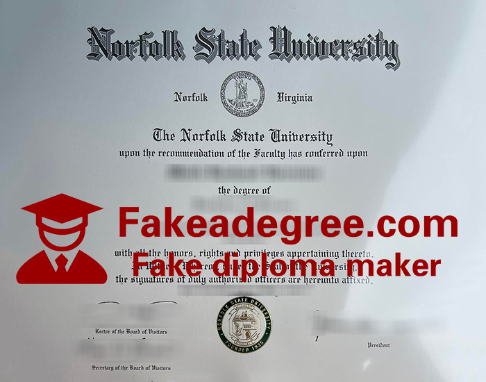 Norfolk State University diploma Norfolk State University diploma