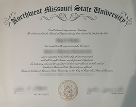 Northwest Missouri State University diploma