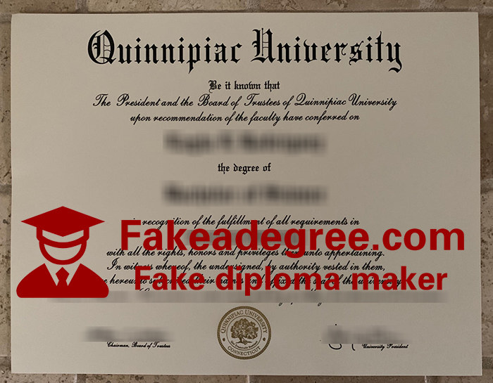 Quinnipiac University diploma Quinnipiac University diploma