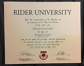 Rider University diploma