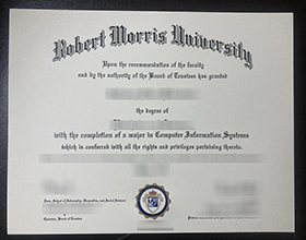 Robert Morris University diploma