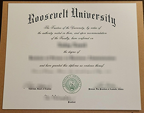 Roosevelt University diploma