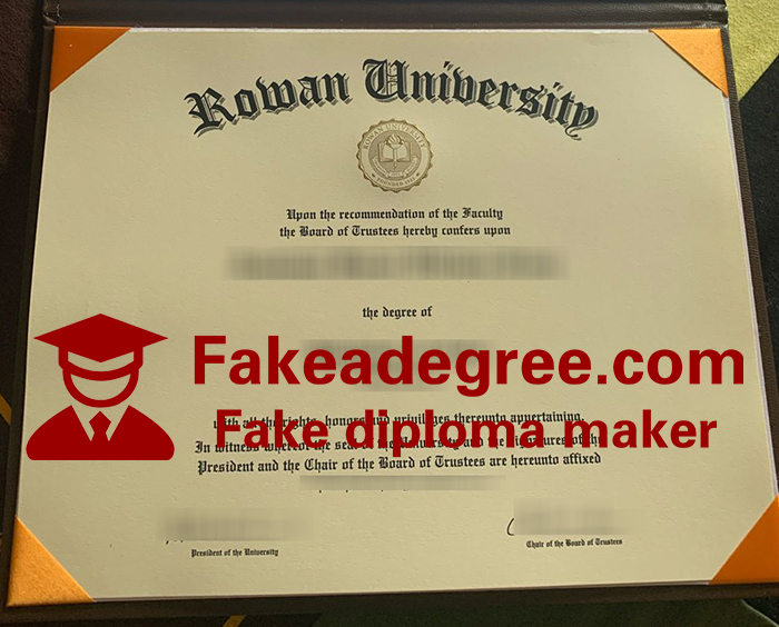 Rowan University diploma Rowan University diploma