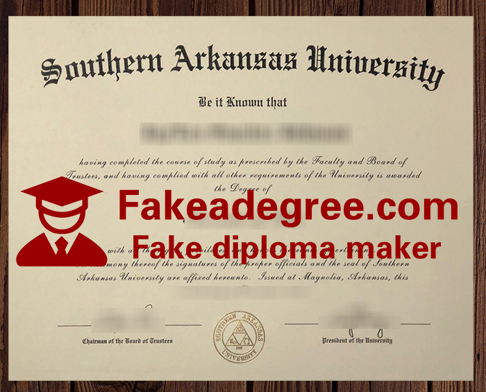 Southern Arkansas University diploma Southern Arkansas University diploma