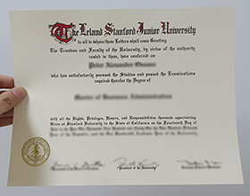 Stanford University diploma