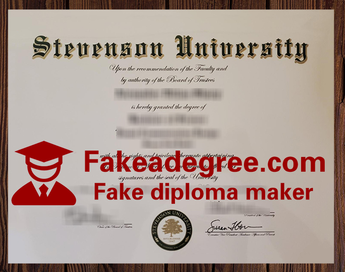 Stevenson University diploma Stevenson University diploma