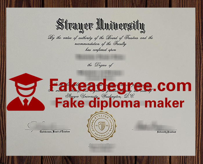 Strayer University diploma Strayer University diploma