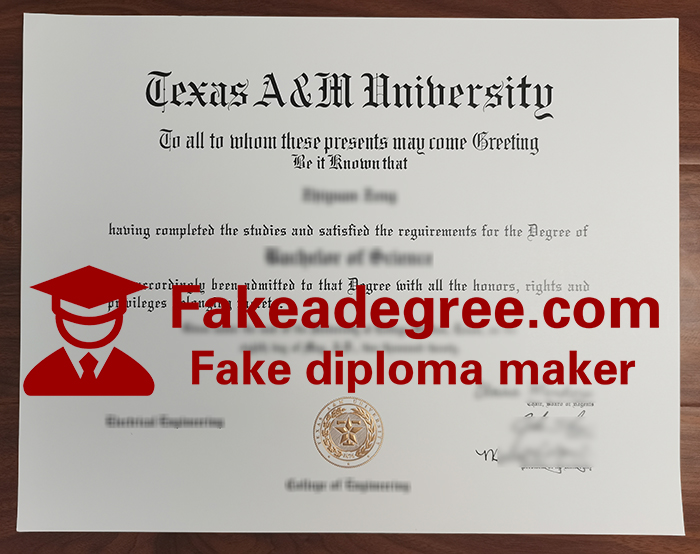 Texas A&M University diploma Texas A&M University diploma