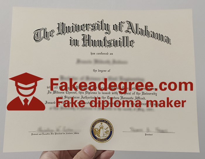 University of Alabama diploma University of Alabama diploma