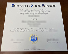 University of Alaska Fairbanks diploma