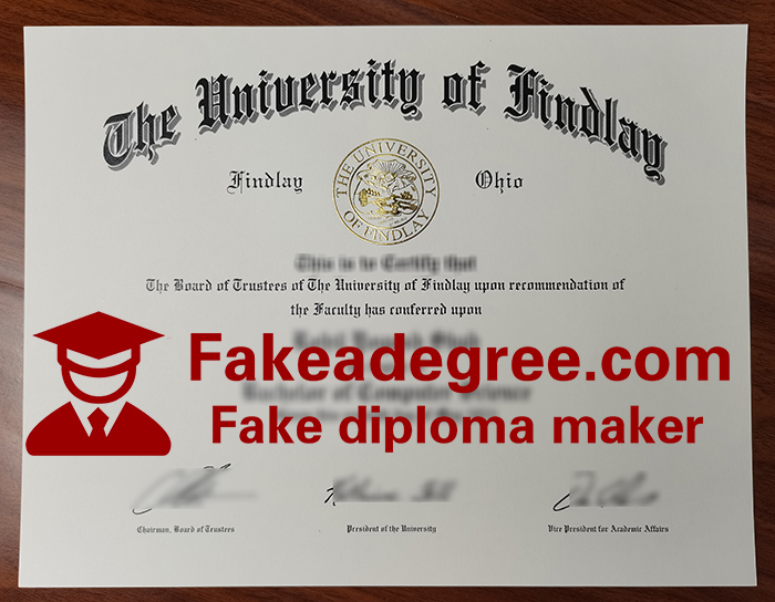 University of Findlay diploma University of Findlay diploma