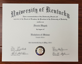 University of Kentucky diploma