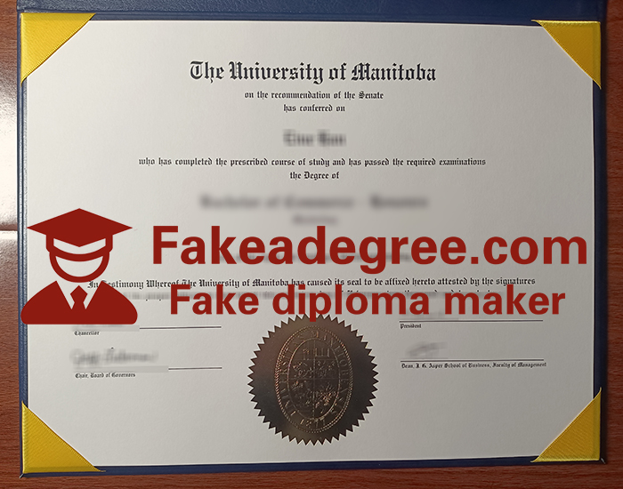 University of Manitoba diploma