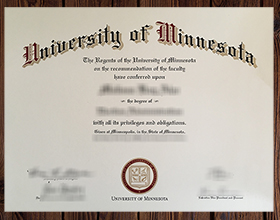University of Minnesota diploma
