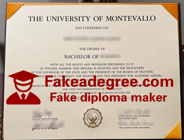 University of Montevallo diploma