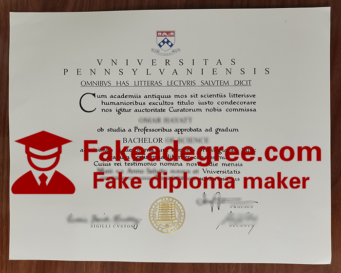 University of Pennsylvania diploma University of Pennsylvania diploma