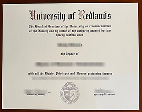 University of Redlands diploma