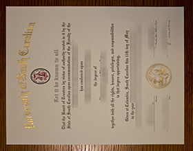 University of South Carolina diploma