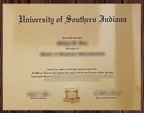 University of Southern Indiana diploma