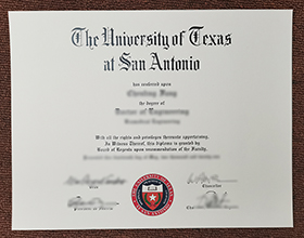 University of Texas at San Antonio diploma