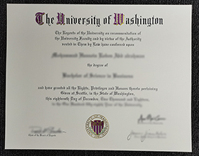 University of Washington diploma