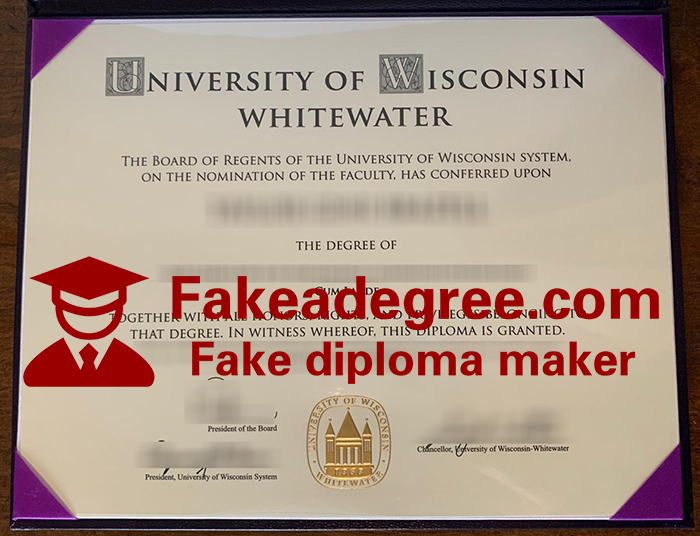 University of Wisconsin-Whitewater diploma University of Wisconsin-Whitewater diploma