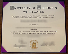 University of Wisconsin-Whitewater diploma