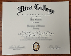 Utica University diploma