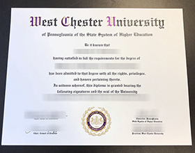 West Chester University of Pennsylvania diploma
