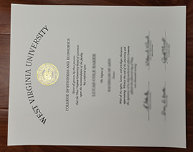 West Virginia University degree
