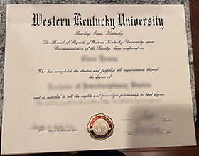 Western Kentucky University diploma