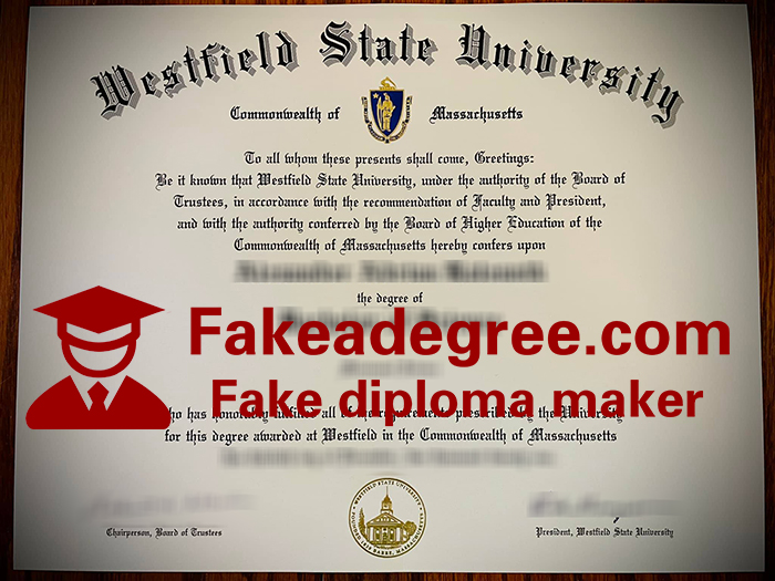 Westfield State University diploma Westfield State University diploma